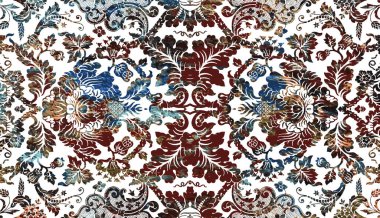 Halı ve Halı Tekstil Tasarımı grunge ve sıkıntılı doku yinelemesi 
