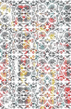 Halı ve Halı Tekstil Tasarımı grunge ve sıkıntılı doku yinelemesi 