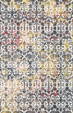 Halı ve Halı Tekstil Tasarımı grunge ve sıkıntılı doku yinelemesi 