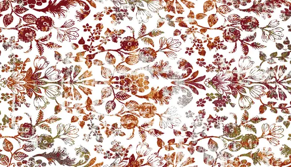 Carpet and Fabric print design with grunge and distressed texture repeat pattern