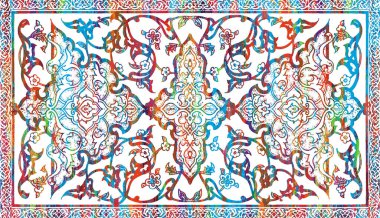 Halı ve Kumaş baskı dizaynı grunge ve sıkıntılı doku tekrarlama deseni 