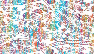 Halı ve Kumaş baskı dizaynı grunge ve sıkıntılı doku tekrarlama deseni 