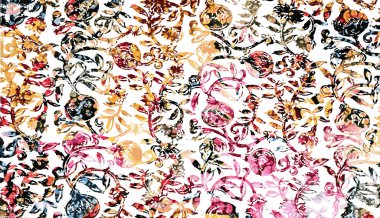 Halı ve Kumaş baskı dizaynı grunge ve sıkıntılı doku tekrarlama deseni 