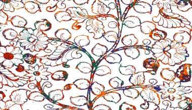 Halı ve Kumaş baskı dizaynı grunge ve sıkıntılı doku tekrarlama deseni 