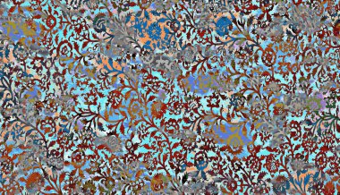 Halı ve Kumaş baskı dizaynı grunge ve sıkıntılı doku tekrarlama deseni 