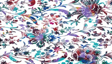 Halı ve Kumaş baskı dizaynı grunge ve sıkıntılı doku tekrarlama deseni 