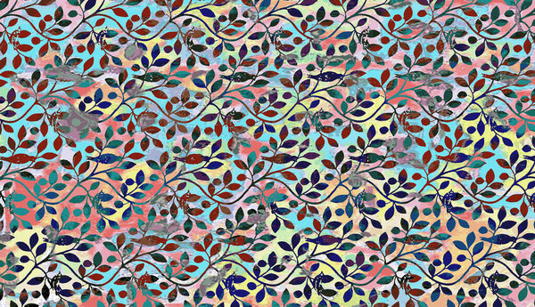 Carpet and Fabric print design with grunge and distressed texture repeat pattern 