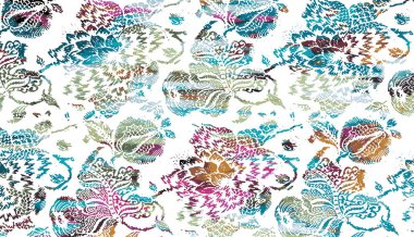 Halı ve Kumaş baskı dizaynı grunge ve sıkıntılı doku tekrarlama deseni 