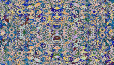 Halı ve Kumaş baskı dizaynı grunge ve sıkıntılı doku tekrarlama deseni 