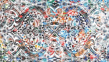 Halı ve Kumaş baskı dizaynı grunge ve sıkıntılı doku tekrarlama deseni 