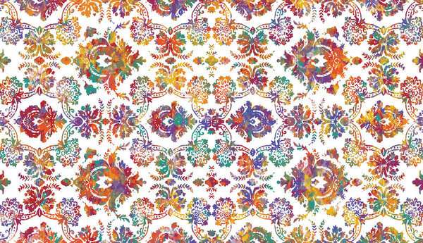 Carpet and Fabric print design with grunge and distressed texture repeat pattern 