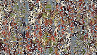 Halı ve Kumaş baskı dizaynı grunge ve sıkıntılı doku tekrarlama deseni 