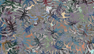 Halı ve Kumaş baskı dizaynı grunge ve sıkıntılı doku tekrarlama deseni 