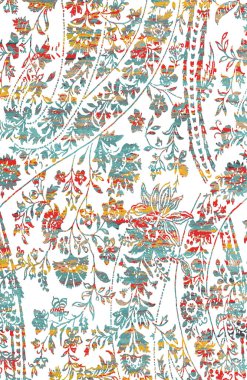 Halı ve Kumaş baskı dizaynı grunge ve sıkıntılı doku tekrarlama deseni 