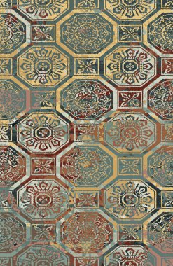 Halı ve Kumaş baskı dizaynı grunge ve sıkıntılı doku tekrarlama deseni 