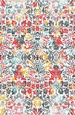 Halı ve Kumaş baskı dizaynı grunge ve sıkıntılı doku tekrarlama deseni 