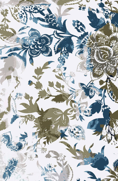 Дизайн ковровой и тканевой печати с гранжем и повторяющейся текстурой 