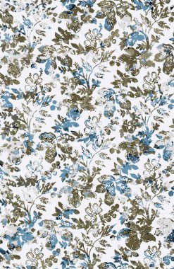 Carpet and Fabric print design with grunge and distressed texture repeat pattern  clipart