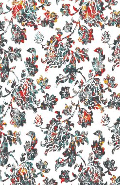 Halı ve Kumaş baskı dizaynı grunge ve sıkıntılı doku tekrarlama deseni 