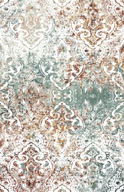 Halı ve Kumaş baskı dizaynı grunge ve sıkıntılı doku tekrarlama deseni 