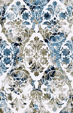 Halı ve Kumaş baskı dizaynı grunge ve sıkıntılı doku tekrarlama deseni 