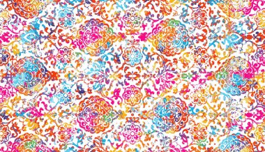 Halı ve Kumaş baskı dizaynı grunge ve sıkıntılı doku tekrarlama deseni 