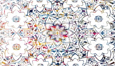 Halı ve Kumaş baskı dizaynı grunge ve sıkıntılı doku tekrarlama deseni 