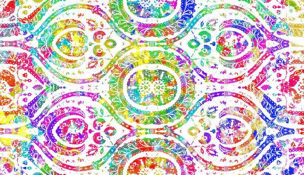 Carpet and Fabric print design with grunge and distressed texture repeat pattern 