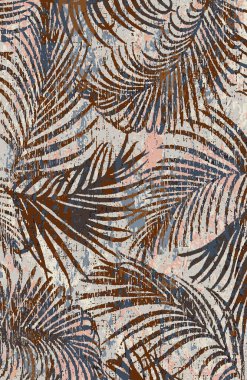 Halı ve Kumaş baskı dizaynı grunge ve sıkıntılı doku tekrarlama deseni 