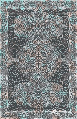 Halı ve Kumaş baskı dizaynı grunge ve sıkıntılı doku tekrarlama deseni 