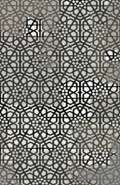 Halı ve Kumaş baskı dizaynı grunge ve sıkıntılı doku tekrarlama deseni 