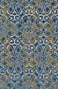 Carpet and Fabric print design with grunge and distressed texture repeat pattern  clipart