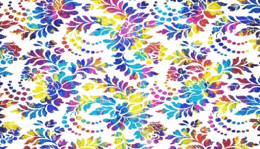 Halı ve Kumaş baskı dizaynı grunge ve sıkıntılı doku tekrarlama deseni 