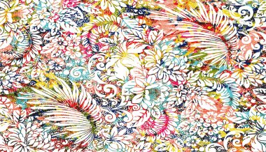 Halı ve Kumaş baskı dizaynı grunge ve sıkıntılı doku tekrarlama deseni 