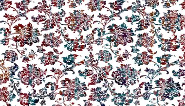 Halı ve Kumaş baskı dizaynı grunge ve sıkıntılı doku tekrarlama deseni 