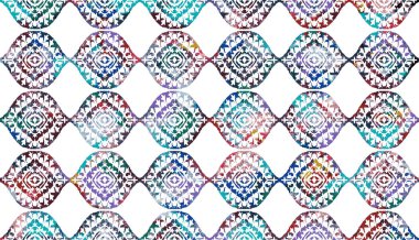 Carpet and Fabric print design with grunge and distressed texture repeat pattern  clipart