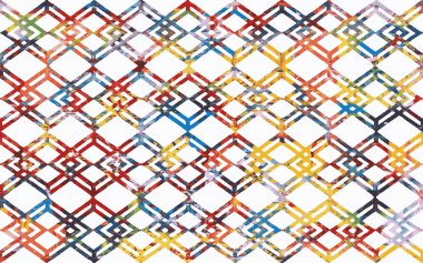 Yüksek çözünürlüklü sıkıntılı ve grunge desenli modern Boho tarzı halı tasarımı çizimi