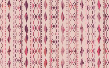 Yüksek çözünürlüklü sıkıntılı ve grunge desenli modern Boho trend stili halı tasarımı çizimi