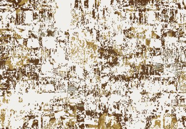 Yüksek çözünürlüklü sıkıntılı ve grunge desenli modern Boho trend stili halı tasarımı çizimi