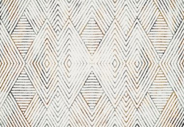 Yüksek çözünürlüklü sıkıntılı ve grunge desenli modern Boho trend stili halı tasarımı çizimi