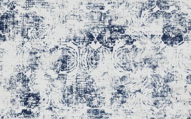 Yüksek çözünürlüklü sıkıntılı ve grunge desenli modern Boho trend stili halı tasarımı çizimi