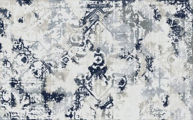 Yüksek çözünürlüklü sıkıntılı ve grunge desenli modern Boho trend stili halı tasarımı çizimi