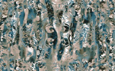 Yüksek çözünürlüklü sıkıntılı ve grunge desenli modern Boho trend stili halı tasarımı çizimi