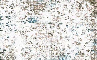 Yüksek çözünürlüklü sıkıntılı ve grunge desenli modern Boho trend stili halı tasarımı çizimi