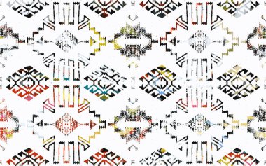 Kilim desenli halılar ve Grunge halıları ve sıkıntılı dokusu