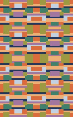 Yüksek çözünürlüklü doku ve trend renkleriyle dokunmuş tasarım ve illüstrasyon