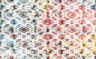 Kilim desenli halılar ve Grunge halıları ve sıkıntılı dokusu