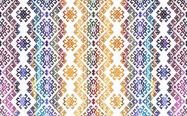 Kilim Pattern Rugs and carpets with Grunge and distressed texture clipart