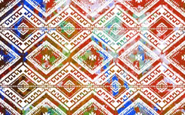 Kilim desenli halılar ve Grunge halıları ve sıkıntılı dokusu