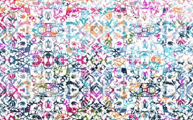 Kilim desenli halılar ve Grunge halıları ve sıkıntılı dokusu
